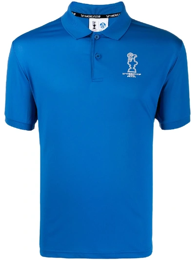 Prada X 36th America's Cup Presented By  Polo Shirt In Blue