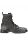 DIESEL ANKLE LACE-UP BOOTS