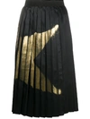 GOLDEN GOOSE RILEY STAR-PRINT PLEATED SKIRT