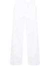 THEORY CROPPED STRAIGHT LEG TROUSERS