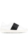 Valentino Rockstud Untitled Sneakers In White