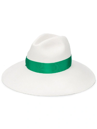 Borsalino Sophie Panama Hat In White