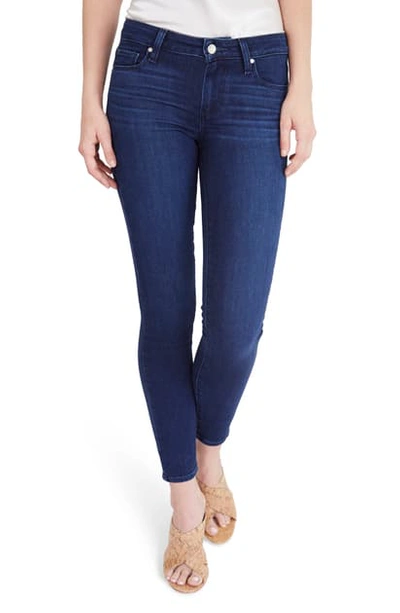 Paige Muse High-waist Skinny Jeans In Blau