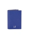 Dunhill Cadogan Leather Business Card Case In Cobalt