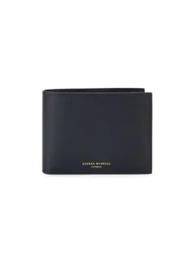 Dunhill Duke Leather Billfold Wallet In Ink