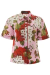 DOLCE & GABBANA GERANIUM PRINT SHIRT,11242313