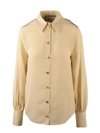Gucci Silk Shirt In Gardenia