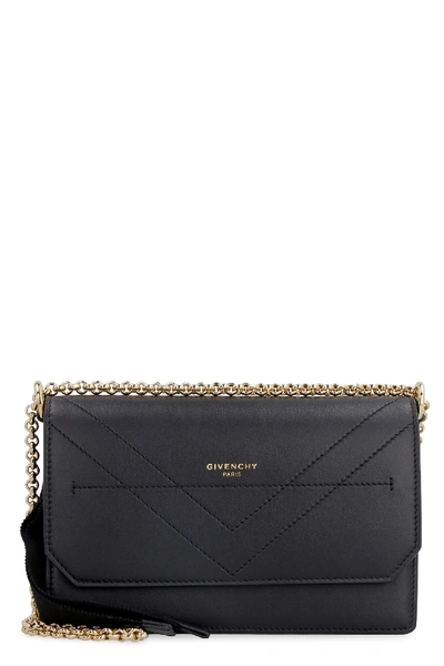 Givenchy Eden Leather Crossbody Bag In Black