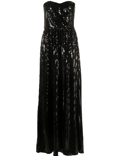 Amen Sequin Embellished Dress In Black