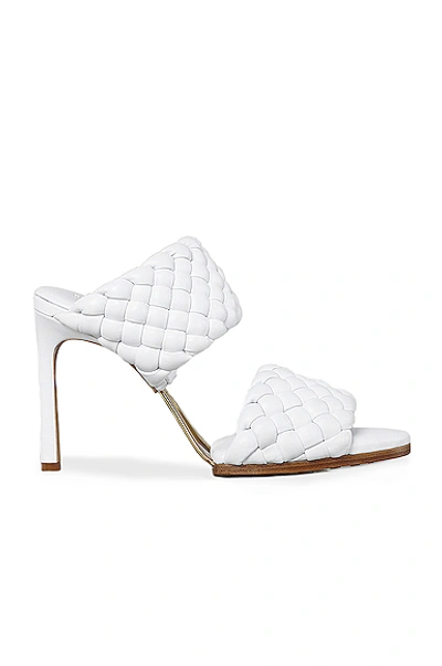 Bottega Veneta Lido Leather Woven Sandals