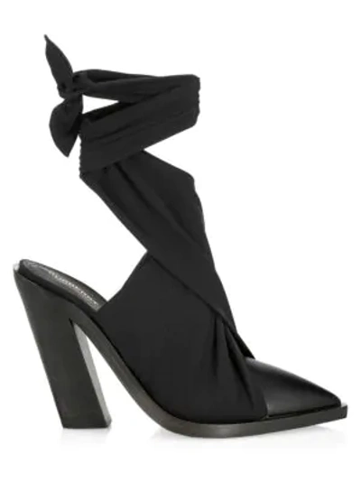 Burberry Black Tillington 110 Ankle Wrap Pumps