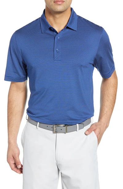 CUTTER & BUCK CUTTER & BUCK FORGE DRYTEC PENCIL STRIPE PERFORMANCE POLO,BCK00144