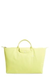 Longchamp Le Pliage Club Tote In Yellow