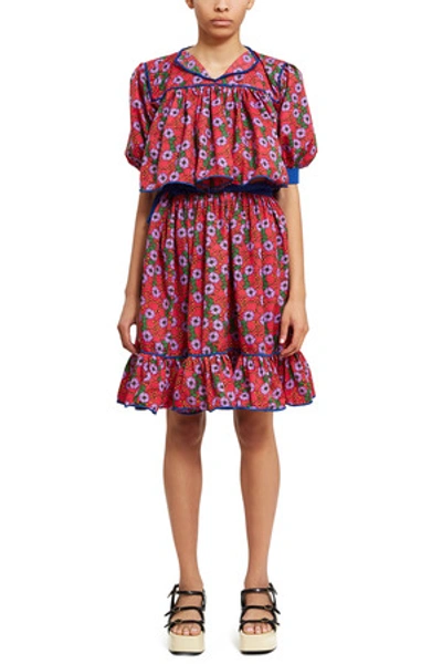 Raramuri Opening Ceremony Printed Blouse Skirt Set In Color 1