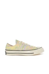 Converse Multicolor Marble Chuck 70 Ox Low Sneakers In 102 Optical White