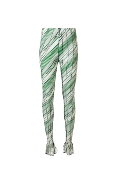 Y/project Opening Ceremony Fitted Legging Pant In White Green