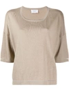 SNOBBY SHEEP ROUND NECK KNITTED TOP