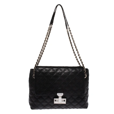 Pre-owned Marc Jacobs Black Quilted Leather Shoulder Bag