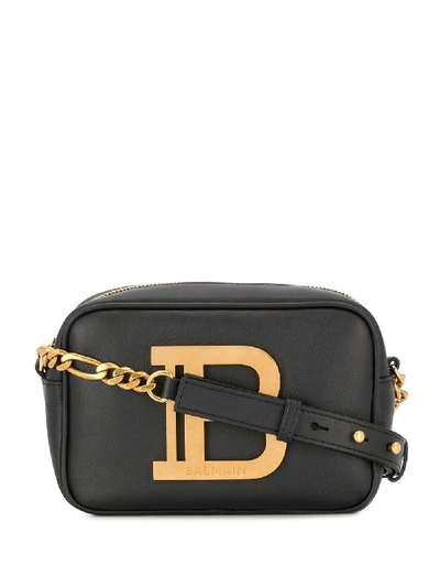 Balmain B-camera Crossbody Bag In Black