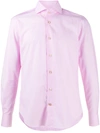 Kiton Classic Collar Shirt In Pink