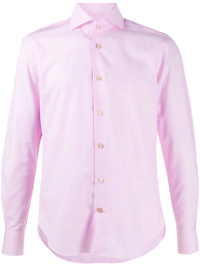 Kiton Classic Collar Shirt In Pink