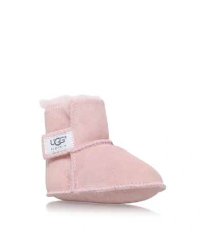 Ugg Shearling Lined Ankle Boots In Baby Pink