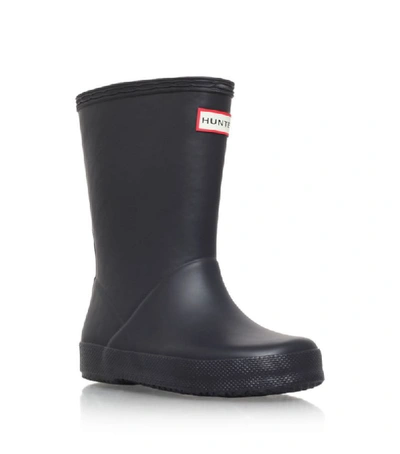 Hunter Baby's, Little Girl's & Girl's First Classic Rain Boots In Black