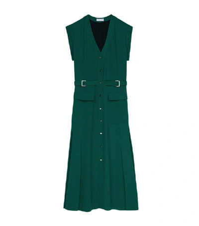 Claudie Pierlot Belted Midi Dress