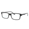 Ray Ban Rb5245 Eyeglasses Black Frame Clear Lenses 54-17 In Black