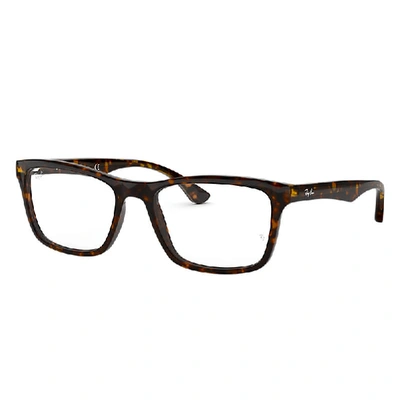 Ray Ban Rb5279 Eyeglasses Tortoise Frame Clear Lenses 53-18 In Dark Havana
