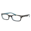 Ray Ban Rb5150 Eyeglasses Tortoise Frame Clear Lenses 50-19 In Tortoise