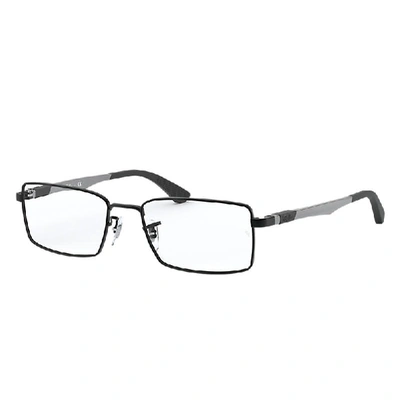 Ray Ban Rb6275 Optics Eyeglasses Gunmetal Frame Clear Lenses 54-17