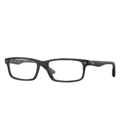 Ray Ban Rb5277 Eyeglasses Black Frame Clear Lenses 52-17