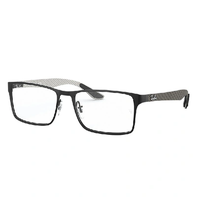 Ray Ban Rb8415 Eyeglasses Grey Frame Clear Lenses Polarized 55-17