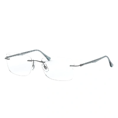 Ray Ban Rb8725 Eyeglasses Blue Frame Clear Lenses Polarized 54-17