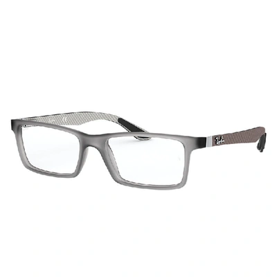 Ray Ban Rb8901 Eyeglasses Gunmetal Frame Clear Lenses Polarized 55-17