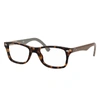 Ray Ban Rb5228 Eyeglasses Brown Frame Clear Lenses Polarized 50-17 In Brown