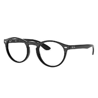 Ray Ban Rb5283 Eyeglasses Black Frame Clear Lenses Polarized 49-21