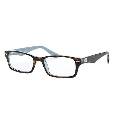 Ray Ban Rb5206 Eyeglasses Tortoise Frame Clear Lenses Polarized 54-18