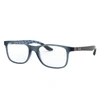 Ray Ban Rb8903 Eyeglasses Black Frame Clear Lenses Polarized 53-18 In Black
