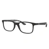 Ray Ban Rb8903 Eyeglasses Black Frame Clear Lenses Polarized 53-18 In Black