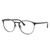Ray Ban Rb6375 Optics Eyeglasses Black Frame Clear Lenses Polarized 53-18 In Black