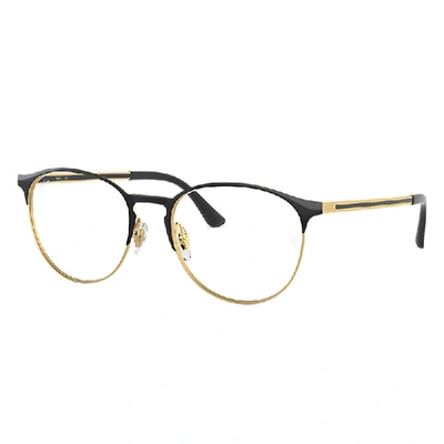 Ray Ban Rb6375 Optics Eyeglasses Black Frame Clear Lenses Polarized 51-18