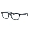 Ray Ban Rb7025 Eyeglasses Blue Frame Clear Lenses Polarized 53-17 In Blue