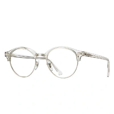 Ray Ban Clubround Optics Eyeglasses Transparent Frame Clear Lenses 49-19