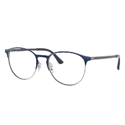 Ray Ban Rb6375 Optics Eyeglasses Gunmetal Frame Clear Lenses Polarized 53-18