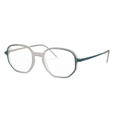 Ray Ban Rb7152 Eyeglasses Green Frame Clear Lenses 50-19