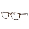 Ray Ban Rb5375 Eyeglasses Tortoise Frame Clear Lenses Polarized 51-18 In Tortoise