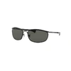 Ray Ban Sunglasses Unisex Olympian I Deluxe - Black Frame Green Lenses Polarized 62-18 In Black