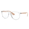 Ray Ban Erika Optics  Beige Fassung Klar Glas 51-18 In Beige
